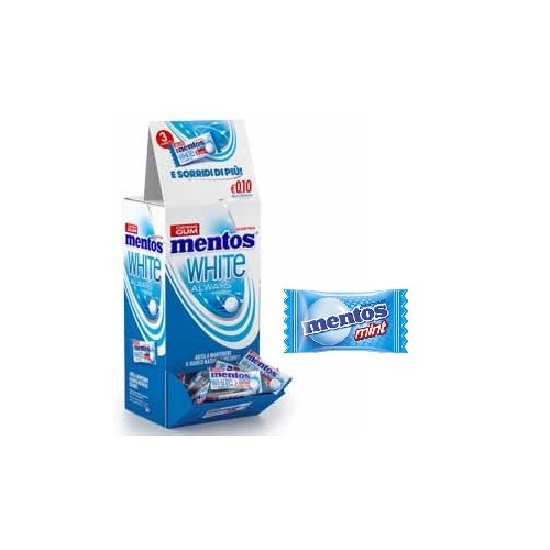 PER MENTOS GUM WHITE MONO PZ.200