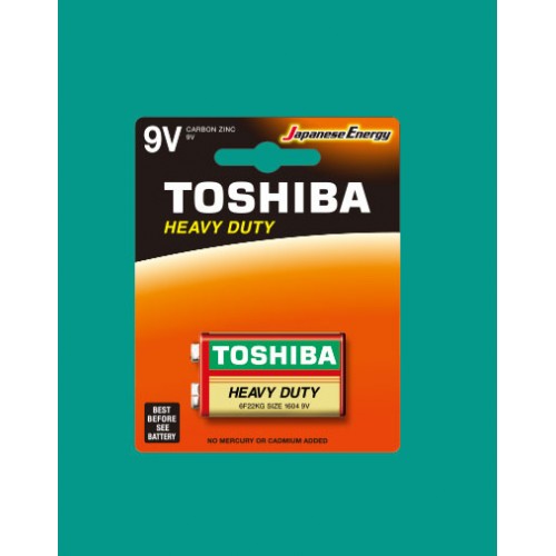 TOSHIBA ZINC 9VOLT BLIS. 2PILE PZ.10